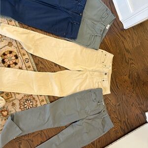 Men's Chinos in Navy, Beige, and Gray